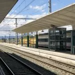 Andén dirección Vitoria.